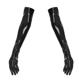 PVC Kink Over Elbow Gloves & Matching Stockings